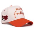 thumbnail image 2 of Gorra de béisbol bordada en algodón NO HARD Feelings para adultos, 2 of 4