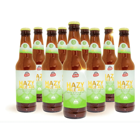 12 Pack Cerveza Artesanal Fortuna Hazy Pale Ale 355ml C/u Fortuna Pale Ale