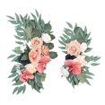 thumbnail image 6 of 2x Wedding Arch Flower Artificial Flower Arch Decor Rustic Floral Arrangement Decorative Centerpiece Garland for Wedding Reception Window B, 6 of 10