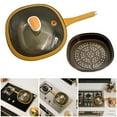 thumbnail image 1 of BKER 12in Titanium Alloy Non Stick Pot With Lid Titanium Frying Pans Nonstick For Frying Eggs Stir Frying Stewing Braising And Other Cooking Methods, 1 of 4