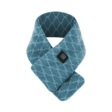 

Dadaria Heated Neck Wrap Smart Mobile Power USB Charging Neck And Shoulder Winter Cold Protection And Warm Heating Men And Women Scarf Blue One Size Unisex