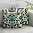 thumbnail image 3 of YANMS William Morris Cushion Covers Original Design Pillow Case Square Decorative Throw Pillow Cover for Sofa Bed Couch Living Room Bedroom Little, 3 of 5