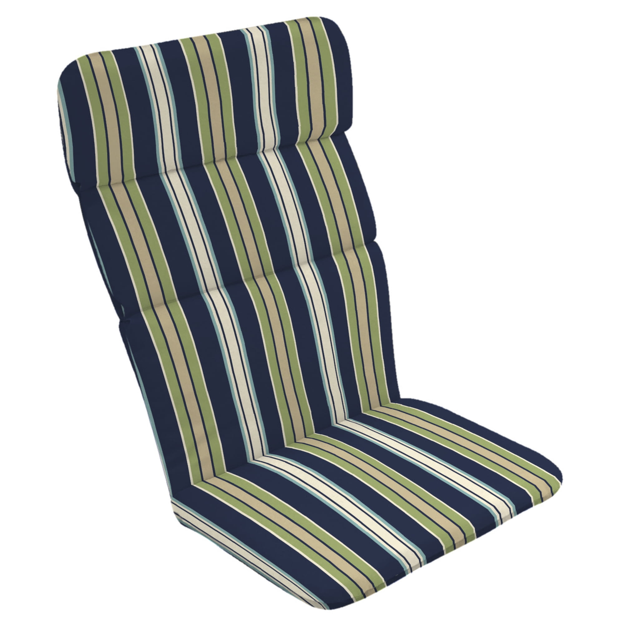 Arden Selections Sapphire Clarissa Stripe 45.5 x 20 in. Outdoor Adirondack Chair Cushion