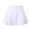White, variant on Girl Athletic Quick-drying Tennis Skirt S-2XL, 2 Layer Women Sports Workout Running Skirts With Built-in Shorts