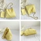 thumbnail image 4 of LHSHID Women’s Drawstring Bucket Bag Fashion Chain Crossbody Bag Pleated Vegan Leather Tote Handbags with Purse, 4 of 6