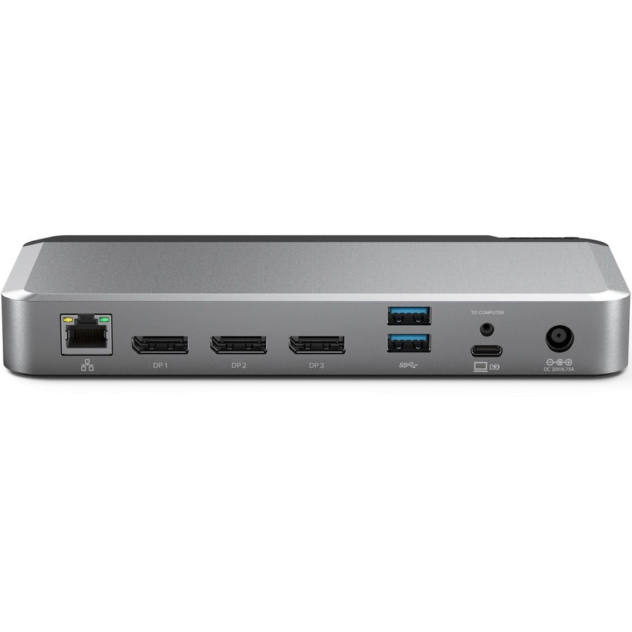 Alogic Universal Dock Triple Display Screen 4K docking station with 100W power delivery PD DP Alt Mode USB-C and USB-A devices