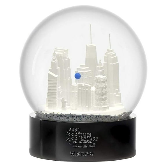 Times Square Wisdom Snowglobe - New York City Souvenir - Collectible Snow Globe - Iconic Landmark Gift - Decorative Home & Office Decor - Detailed Miniature Replica
