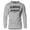 Sport Grey, variant on GYMISH Always Hungry Lightweight Long Sleeve Hooded T-Shirt for Men – Funny Gym Hoodie, Athletic Workout Shirt for Fitness Enthusiasts