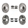 thumbnail image 1 of Transit Auto Front Rear Disc Brake Rotors and Semi-Metallic Pads Kit for Car Honda Civic K8S-101509, 1 of 11