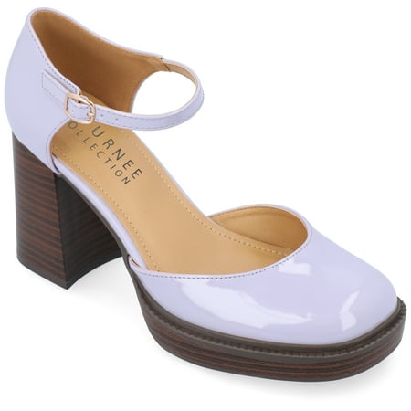 

Journee Collection Womens Sophilynn Tru Comfort Foam Mid Heel Square Toe Pumps