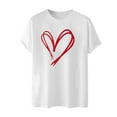 thumbnail image 3 of hotojiny Men Valentine's Day Shirt Lightweight Crew Neck Fashion T-Shirts Heart Graphic Short Sleeve Tee Summer Tops, 3 of 4