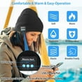 thumbnail image 5 of axGear Wireless Bluetooth Music Beanie Hat Headset Headphone Speaker Mic, 5 of 7