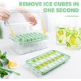 thumbnail image 2 of Ice Cube Tray with Lid and Bin, 60 Pcs Mini Ice Cube Trays for Freezer, Ice Cube Mold with Ice Scoop, BPA Free, Ice Maker for Cocktail, Coffee, 2 of 7