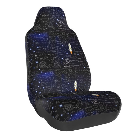 Vsdgher Physical Formulas for Automotive Seat Covers for Cars Trucks SUVs, Universal Fit Anti-Slip Bucket Seat Protector for Cars,Vehicle Seat Protector for Front Seats