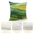 thumbnail image 4 of YINGXI  Throw Pillow Covers Home Decor Green Yellow Painting Summer Tree Spring Pillow Cases Decorative  22x22in, 4 of 5