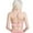 Pink, variant on Womens Push Up Bra Crossback Wireless Seamless Bra for Women Supportive Everyday Comfort