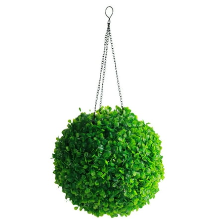 

1Pc Solar Light Ball Hanging Light Simulation Grass Ball Light Yard Light