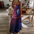 thumbnail image 2 of Galaxy Star Outer Space Fine Art Sleeveless Dress Summer Dress Woman 2025, 2 of 6
