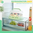 thumbnail image 3 of Cake Carrier with Lid and Handle, Ohuhu BPA-Free Cake Containers Cake Holder for 10 inch Cake with 2 Handles Cupcake Carrier, 3 of 6