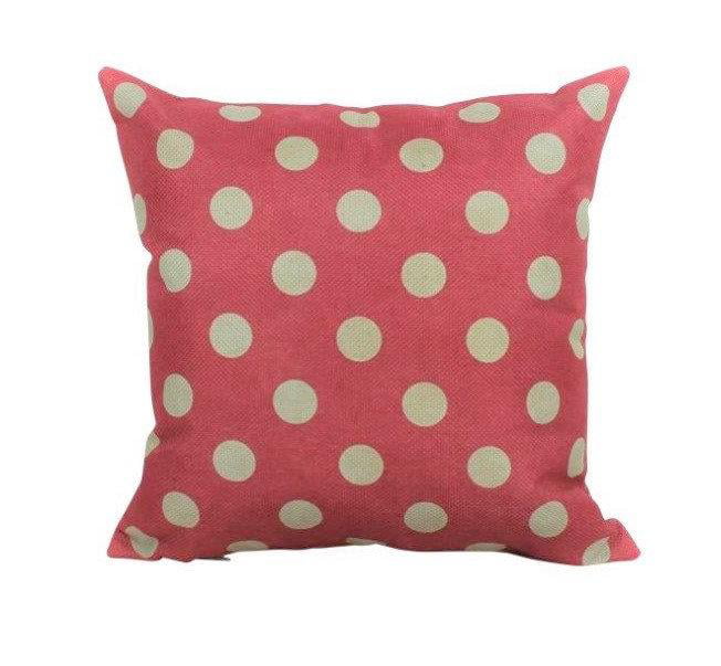 Merry Christmas Ombre PinkRed Pillow Cover