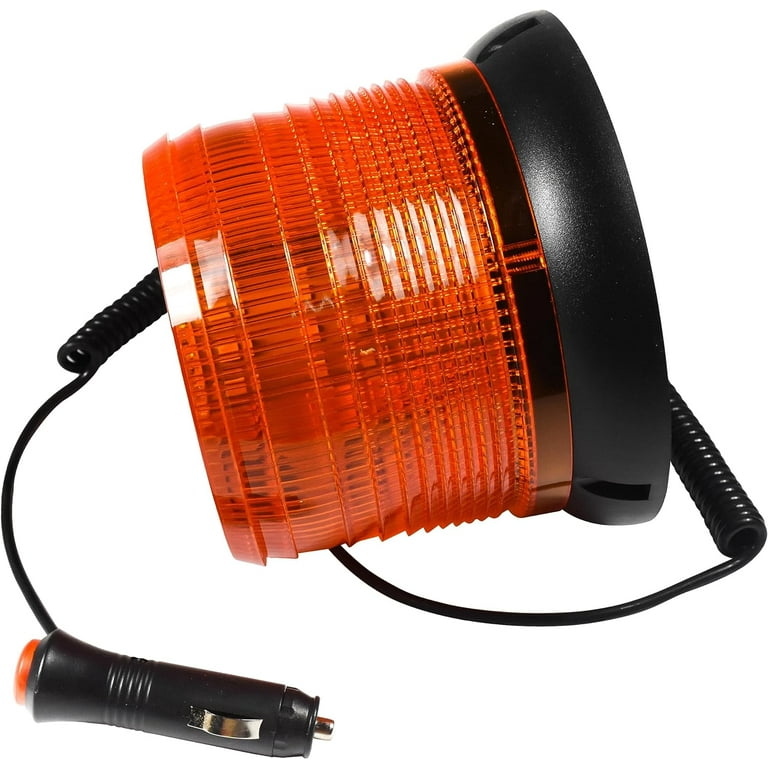 12V LED Amber Beacon Light