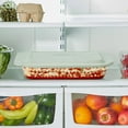 thumbnail image 3 of Pyrex Deep Glass Baking Dish with Plastic Lids Set, 4-pieces, 3 of 6