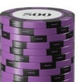 thumbnail image 4 of Ensemble de 20 Pcs de Jetons de Poker Portables avec Impression Transparente et Finition Arrondie pour Jeu de Table, 4 of 7