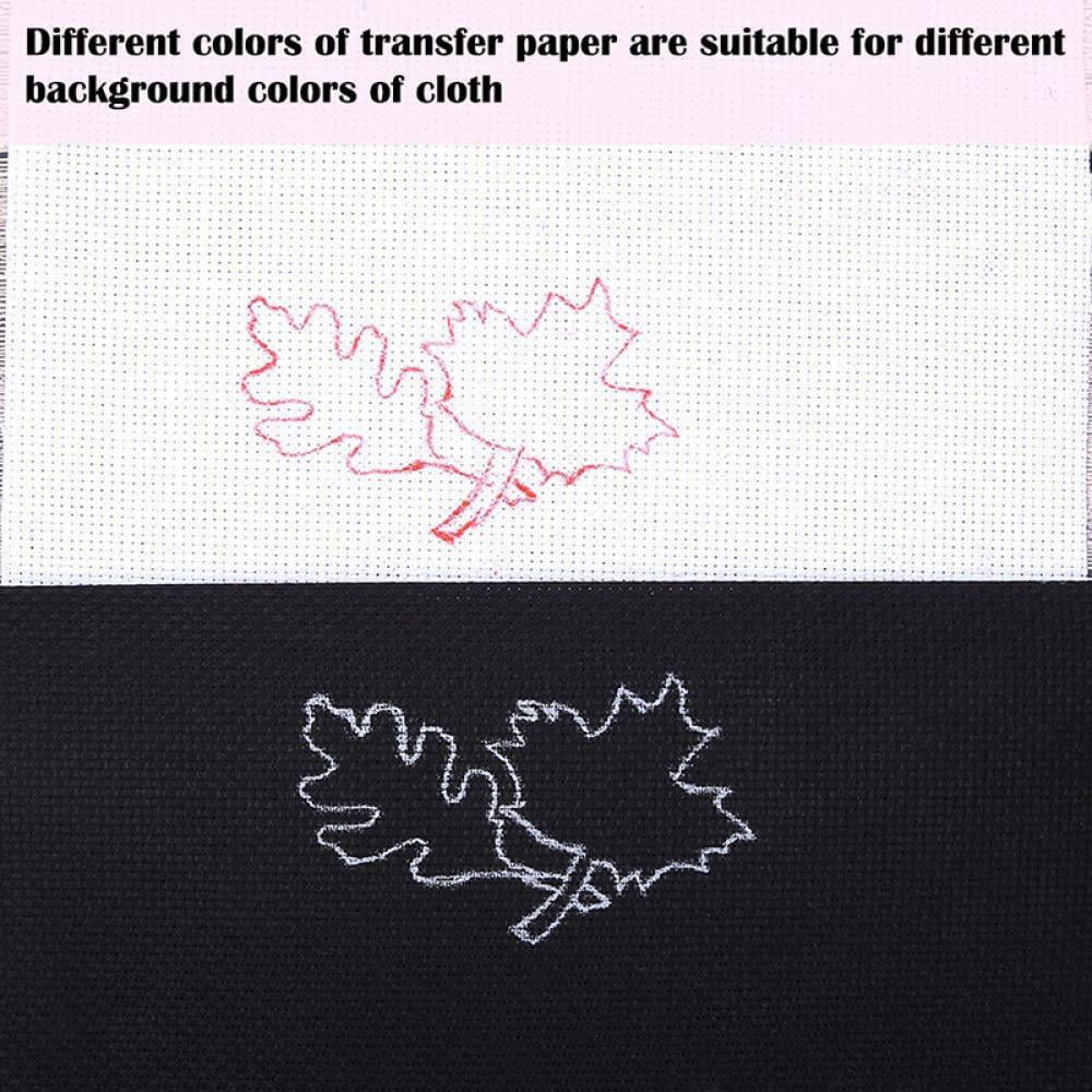 5 Pcs Transfer Paper,Carbon Water-Soluble Tracing Paper 28cm 23cm Transfer Pattern on Cloth, Fabric,CanvasPaper for Home Sewing Cross-Stitch Paint