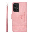 thumbnail image 3 of TECH CIRCLE Case for Samsung Galaxy A53 5G 6.5 inch,Shockproof Premium PU Leather ID Credit Card Holder Wallet Case Magnetic Flip Kickstand Phone Cover with Hand Strap,Pink, 3 of 15