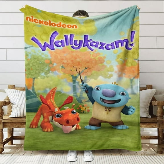 Wallykazam Throw Blanket Gifts for Fans Lover Girls Boys Women Present Hoodie Him Bed 60"x80"
