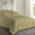 thumbnail image 2 of 100% Organic Cotton Wrinkle Resistant Solid Duvet Set, 2 of 7