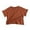 Coffee, variant on Ticikt Toddler Baby Boy Girl Short Sleeve Crew Neck T Shirt Pullover Sweatshirt Summer Basic Tee Solid Casual Clothes,Color:Yellow,Size:9-12 Months