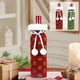 thumbnail image 4 of Adornos navideños, adornos navideños, regalos navideños, juego de botellas de vino, adornos navideños, bolsa de terciopelo para botellas de vino, juego de vino navideño, funda para botella de vino par, 4 of 7