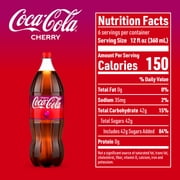 Coca-Cola Cherry Soda Pop Bottle, 2 Liters