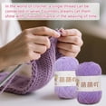 thumbnail image 3 of dgysar Cotton Yarn 50g Soft Breathable Knitting Thread for Crochet DIY Amigurumi Beginner Friendly High Tension Weaving Thread Supplies U 1.76oz, 3 of 5
