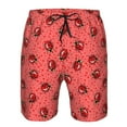 thumbnail image 3 of Balery Ladybugs On Red Polka Dot Traje de Baño Estilo Hawaiano para Hombre, Shorts de Secado Rápido con Bolsillos-3X-Large, 3 of 6