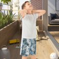 thumbnail image 5 of BZSMCE Adjustable Drawstring Casual Shorts With Blue Python Pattern Pattern, 5 of 9