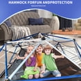 thumbnail image 5 of 10 FT Climbing Dome with Canopy, Dome Climber with Hammock for Kids 3-10, 1000 LBS Capacity, Be Applicable Garden, Backyard, Playground and More Indoor/Outdoor Places, 5 of 7