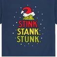 thumbnail image 3 of The Grinch - Stink Stank Stunk - Men's Short Sleeve Graphic T-Shirt, 3 of 5