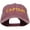 Maroon, variant on 3D Captain Embroidered Washed Buckle Cap - Black OSFM