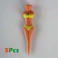 thumbnail image 1 of 5Pcs Sexy Bikini Hot Woman 3 inch Golf Tees Yellow, 1 of 6