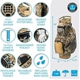 thumbnail image 5 of Sun Mountain 1136947 Mens 2022 C130 Golf Cart Bag - First Responder, Brown & Yellow, 5 of 5