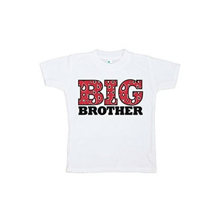 

7 ate 9 Apparel Boy s Big Brother T-Shirt White