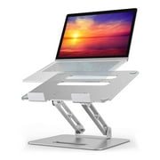 Laptop Stand, Ergonomic Aluminum Computer Stand, Foldable Desktop Stand Adjustable Riser with Heat-Vent/Compatible with MacBook Air Pro Dell Samsung HP Lenovo, All 10-17'' Laptops