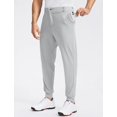 thumbnail image 2 of Pantalones deportivos de golf Soothfeel para hombre, color gris halo, talla M, 2 of 6
