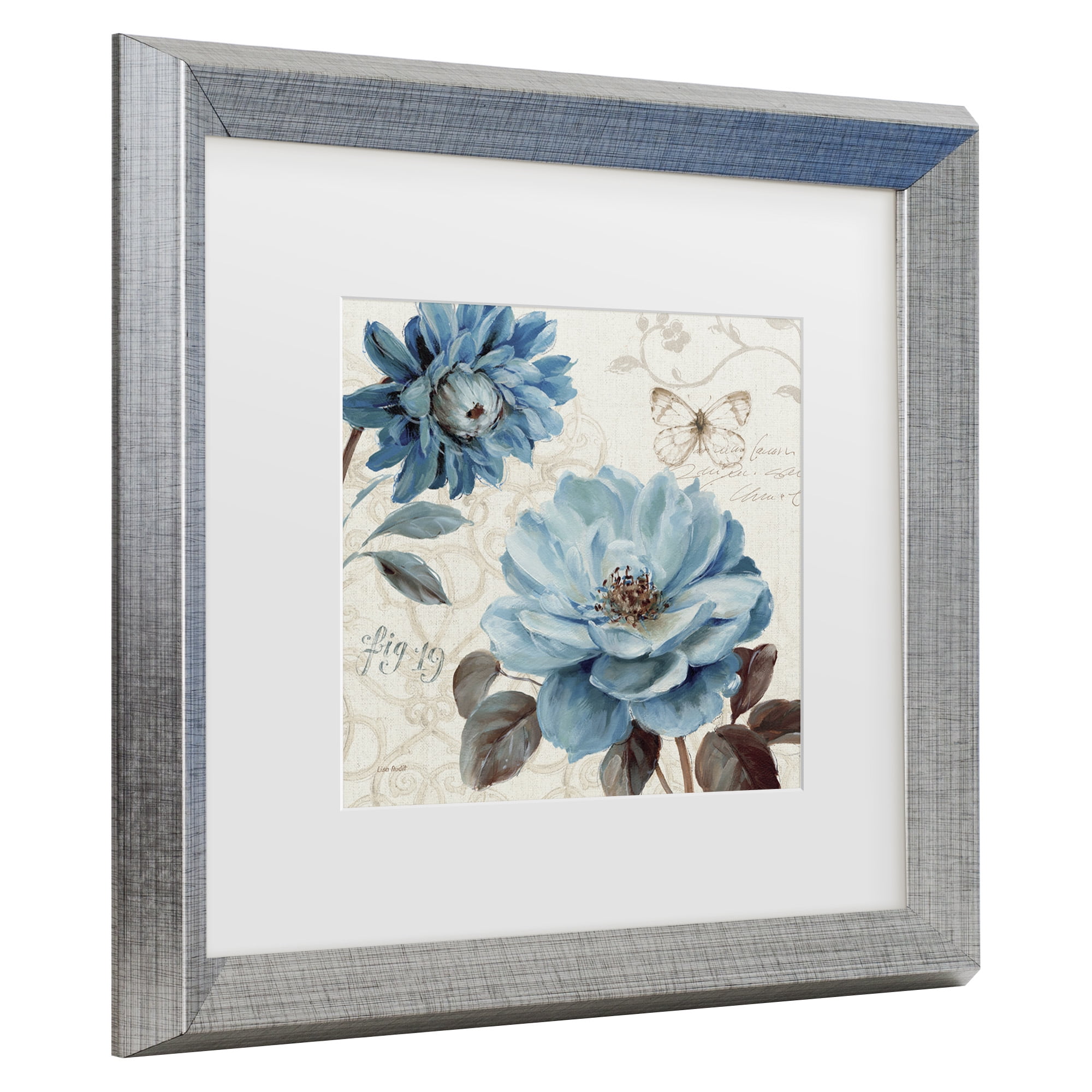 Trademark Fine Art 'A Blue Note III' Matted Framed Art by Lisa Audit