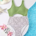 thumbnail image 3 of GYRATEDREAM Girls One Piece Swimsuits Summer UPF 50+ Quick Dry Beach Swimwear Bathing Suit for 12Y, 3 of 6
