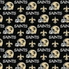 NFL New Orleans Saints 58" 100% Cotton Sports Logo Craft Fabric By the Yard, Multi-color