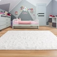 thumbnail image 3 of Homore Cute Fluffy Velvet Carpet Soft Washable Area Rugs for Bedroom/ Living Room Decoration,9'x12',Cream, 3 of 8