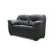 thumbnail image 4 of Sala de Piel Genuina, Sofa, Love y Sillón, 3 Piezas, Mod. Toscana, Gris Oxford, 4 of 6
